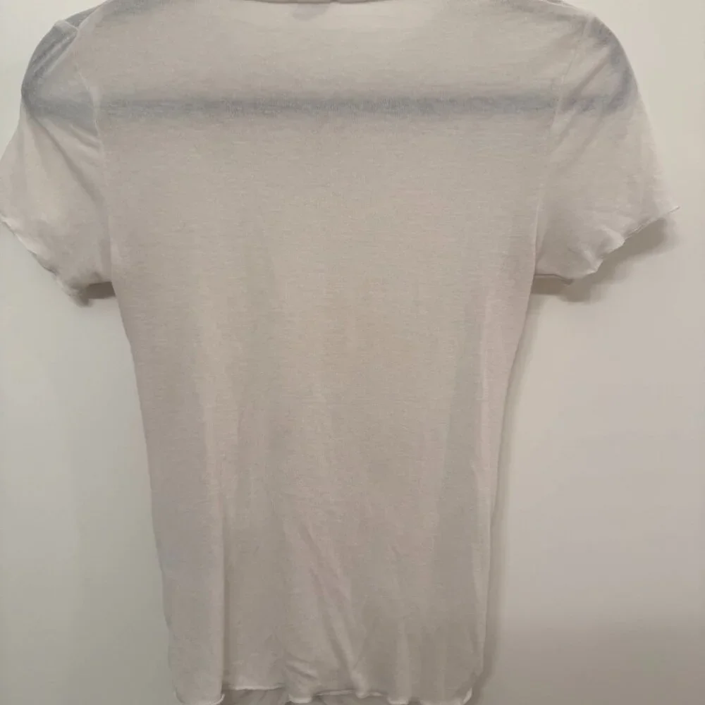 White Sheer Cotton On Top size Small - Picture 2 of 3
